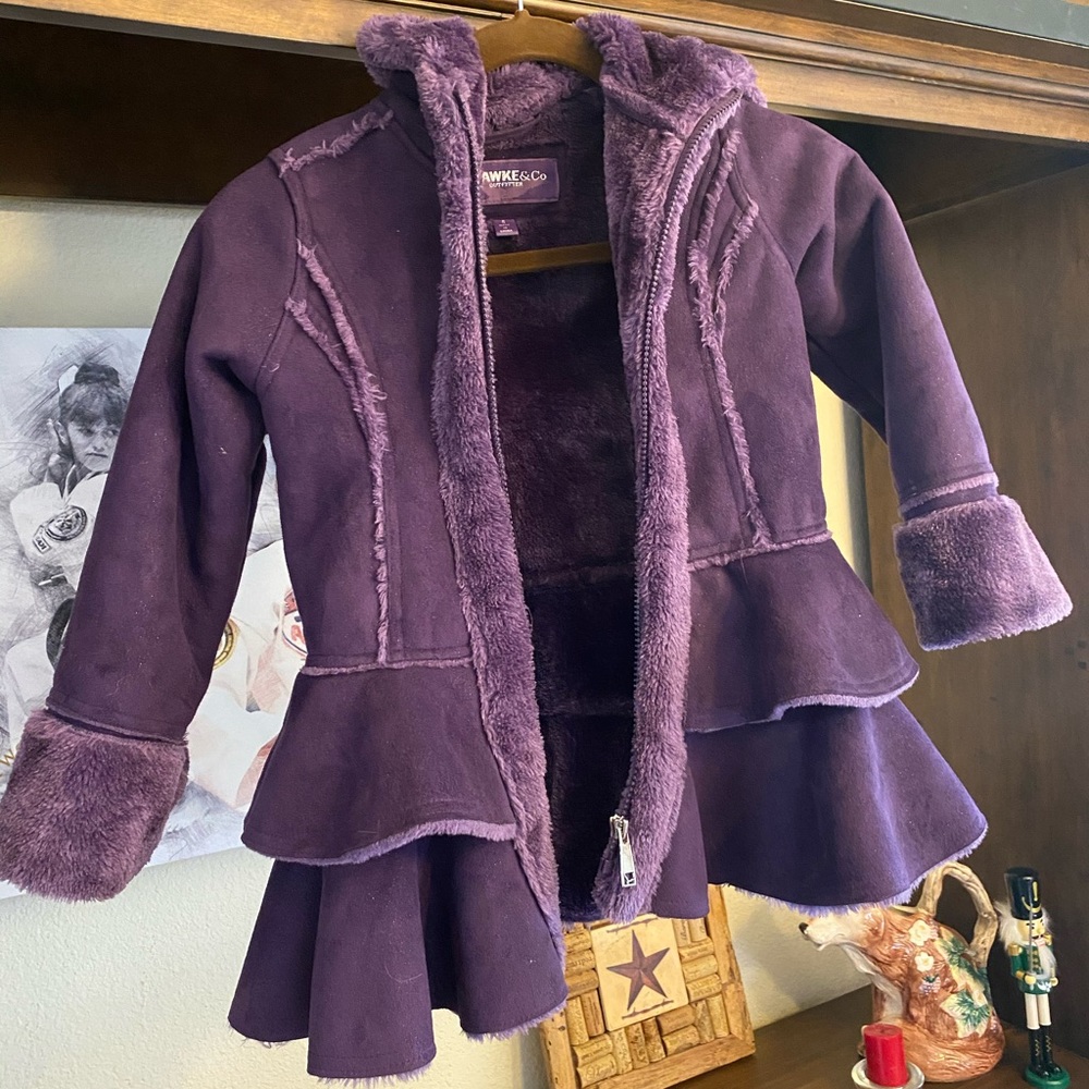 Girls purple coat, gently worn